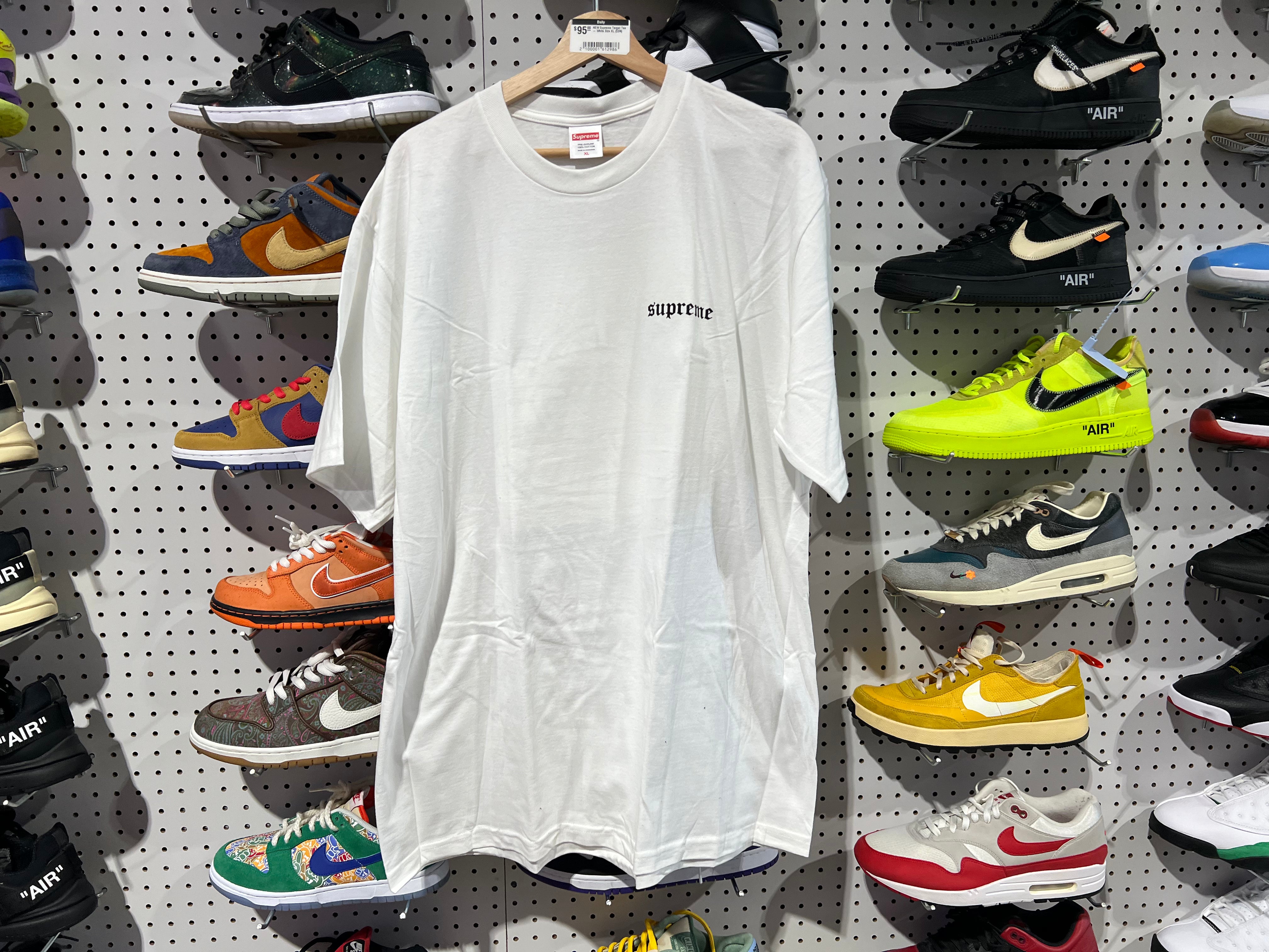 NEW Supreme Target Tee - White Size XL