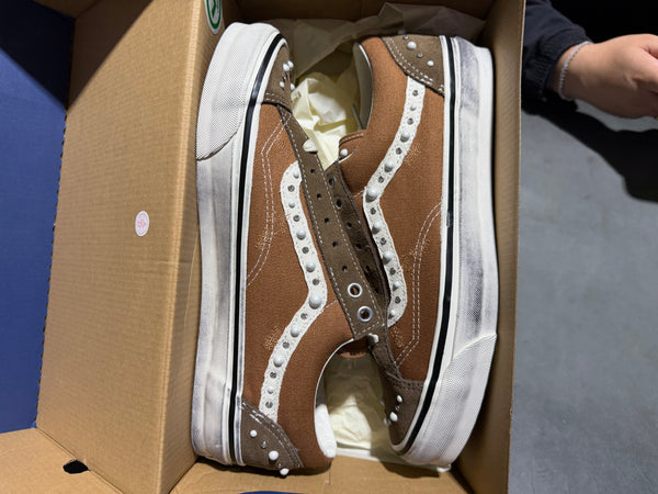 Vans LX Old Skool 36 Pearlized Pack - Vintage Cocoa Brown Size 9.5