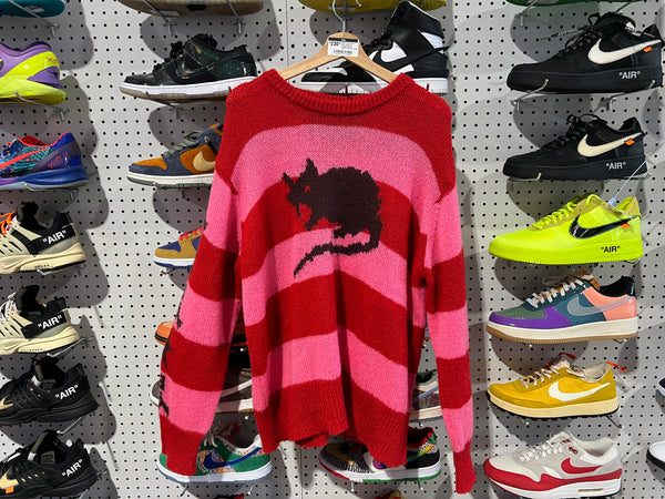USED Stray Rats x Marc Jacob The Grunge Sweater - Red/Pink Size XL