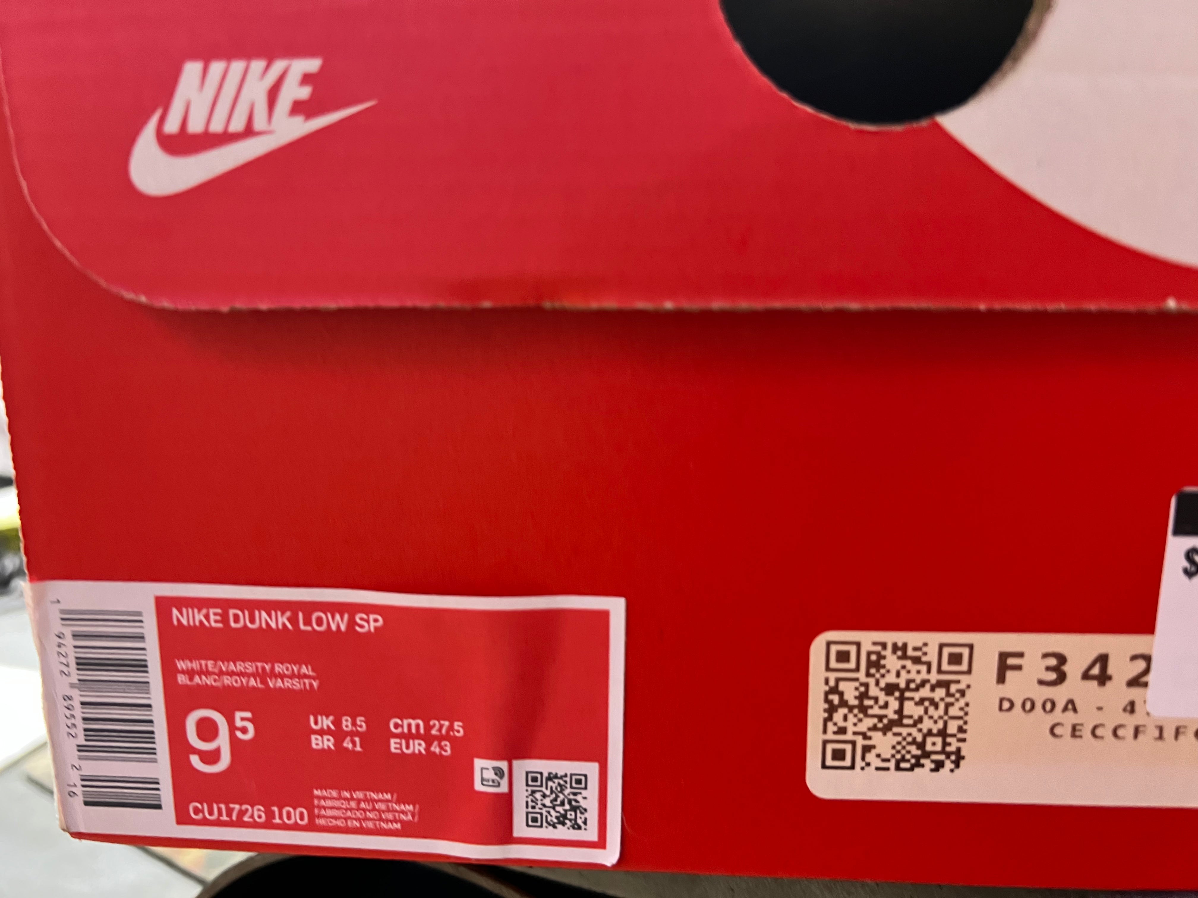 Nike Dunk Low SP - Kentucky Size 9.5