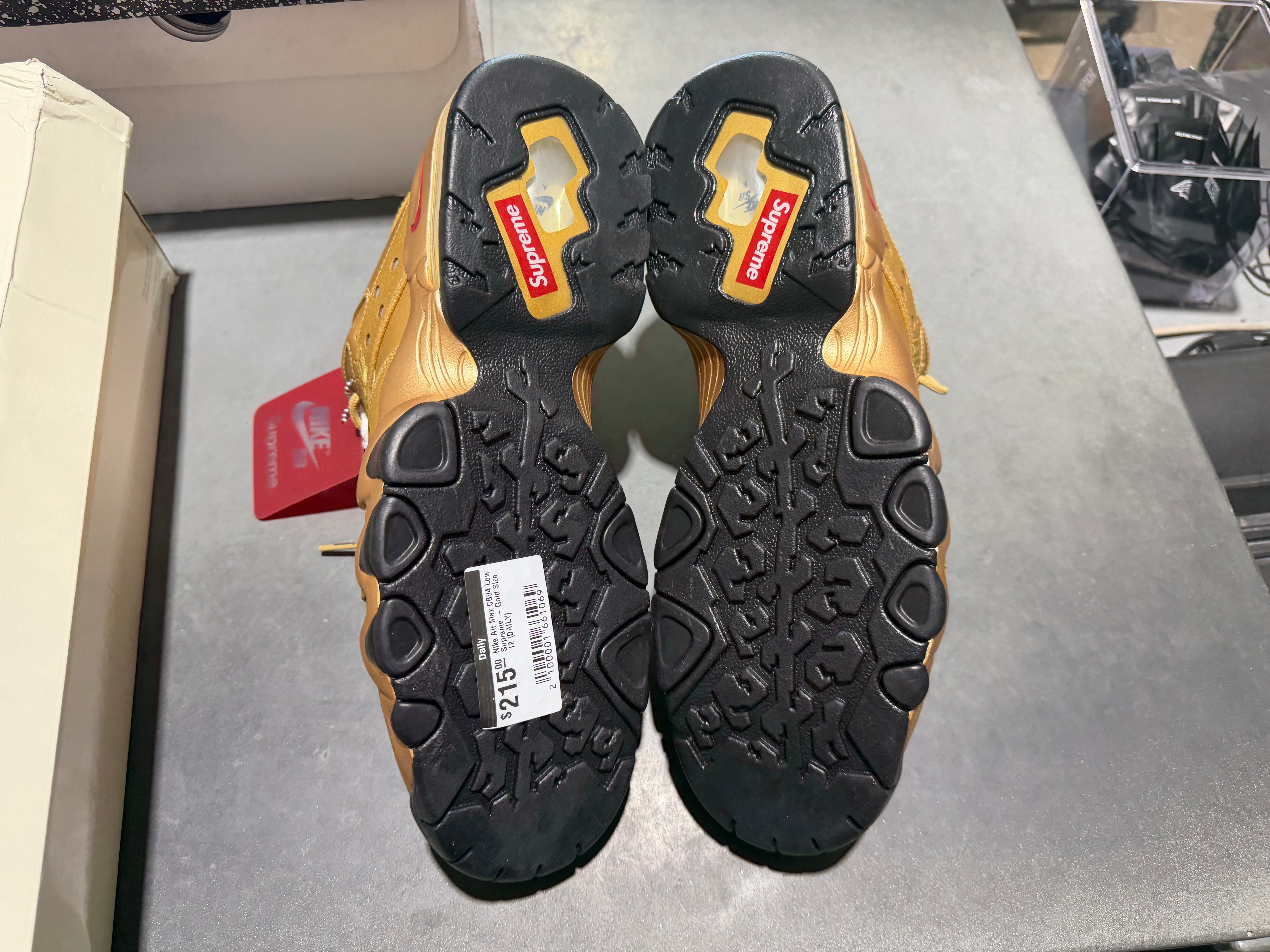 Nike Air Max CB94 Low Supreme - Gold Size 12