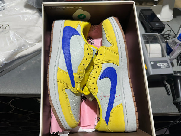 WMNS Air Jordan 1 Low OG SP - Canary Size 10.5W/9M