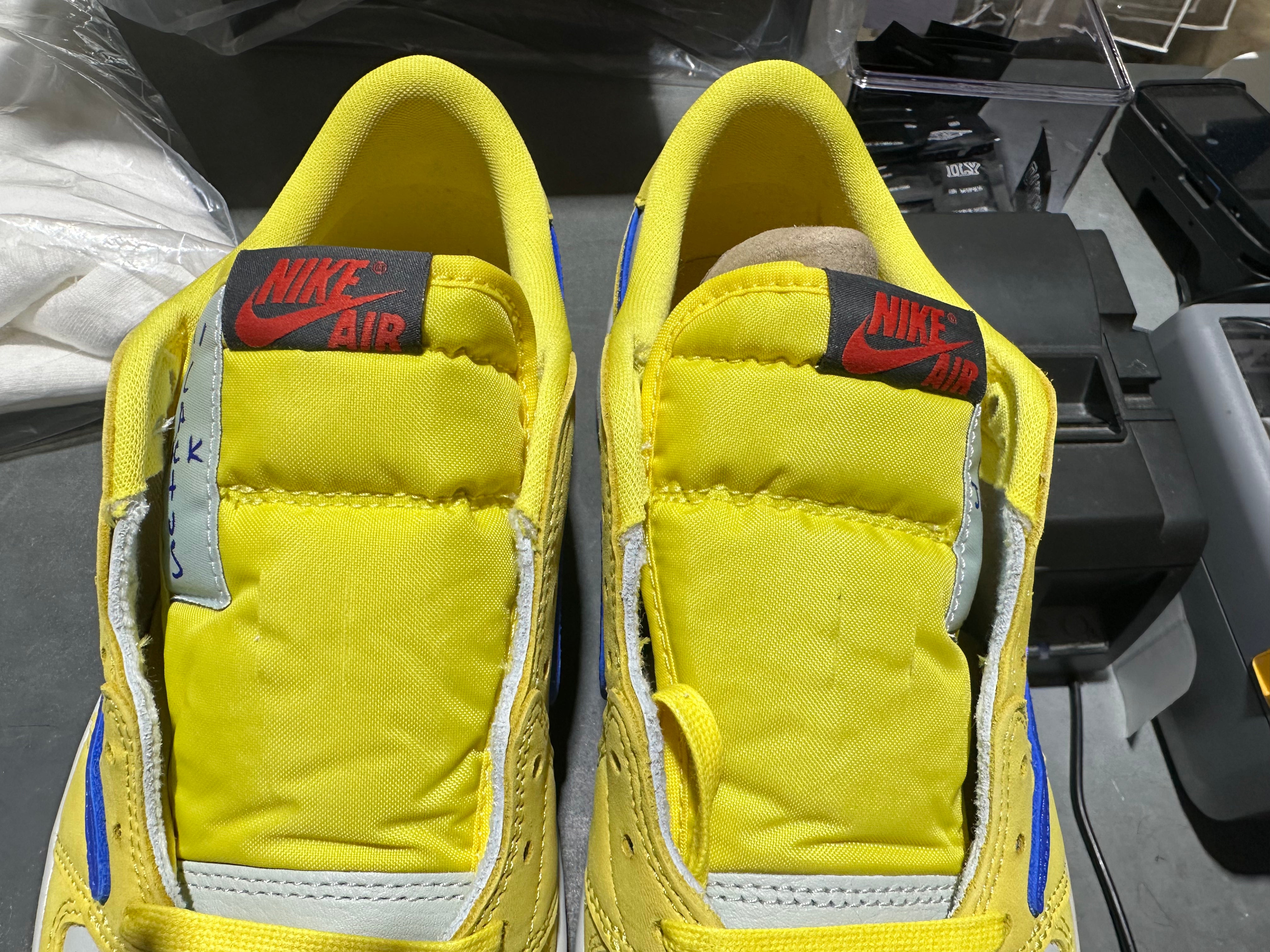 WMNS Air Jordan 1 Low OG SP - Canary Size 10.5W/9M