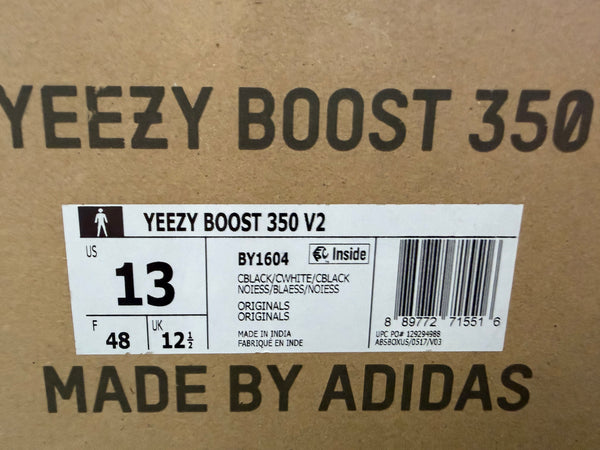 Adidas Yeezy Boost 350 V2 - Oreo / Core Black Size 13