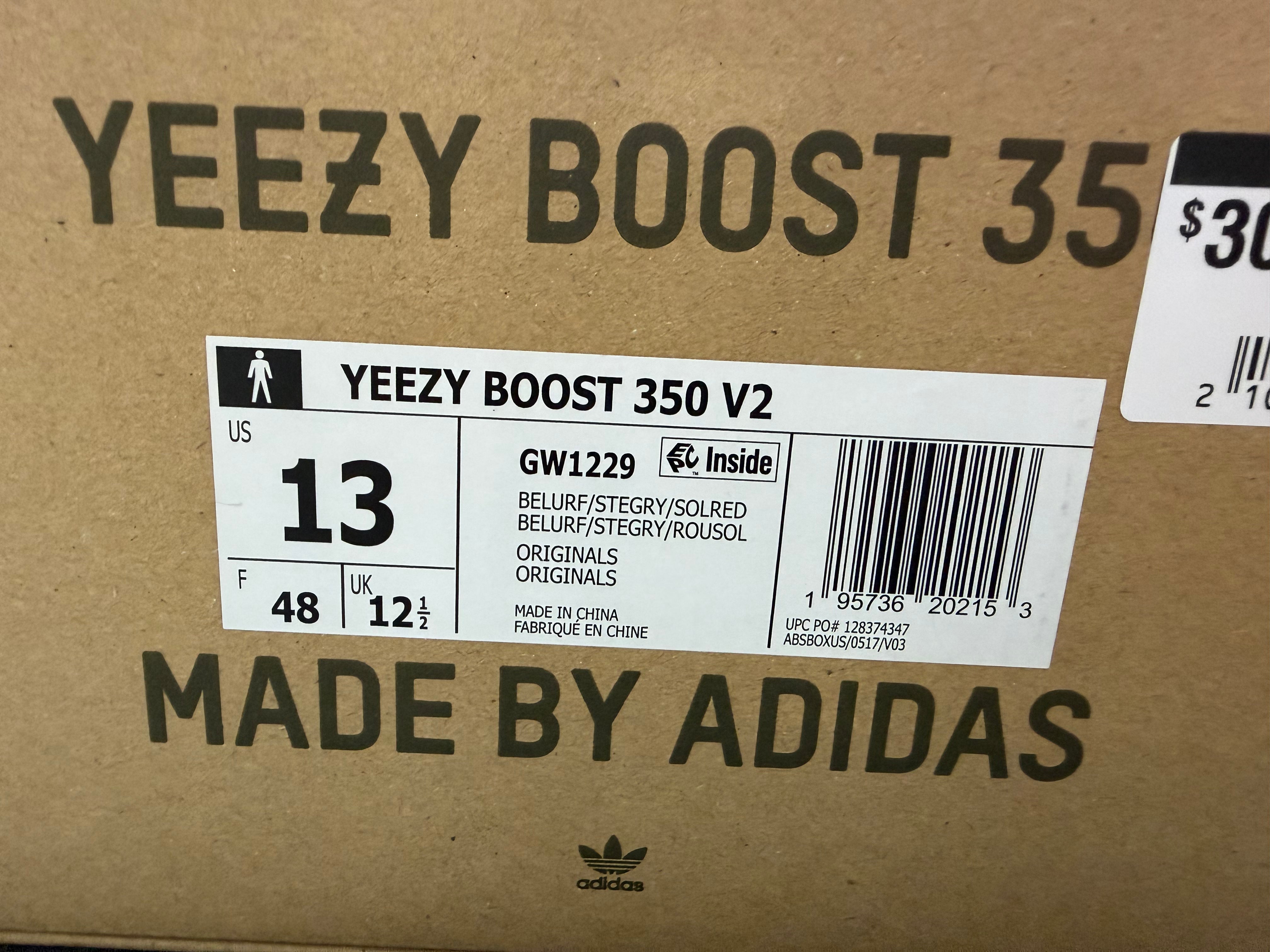 Adidas Yeezy Boost 350 V2 - Beluga Size 13