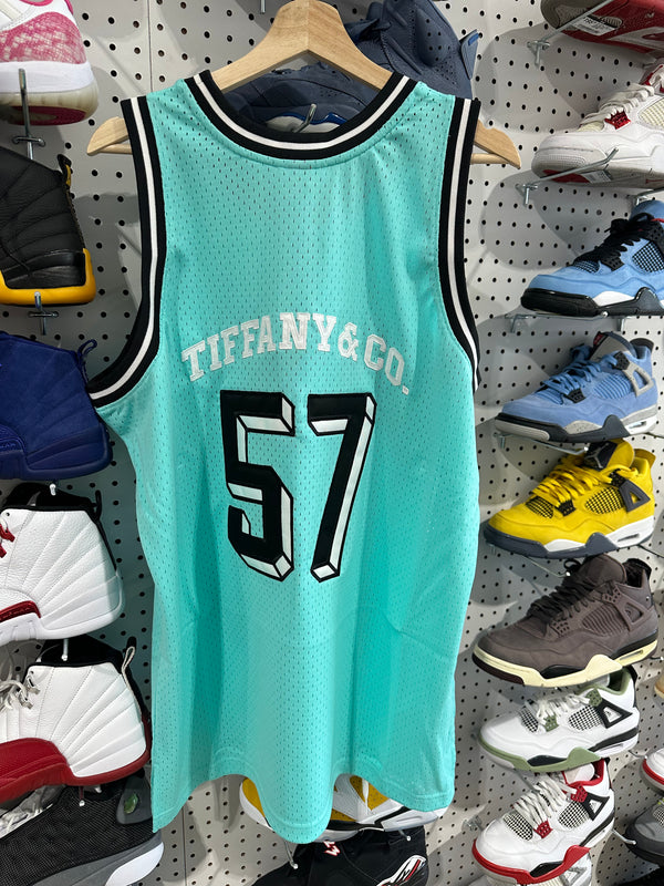 NEW Tiffany & Co. x NBA x Mitchell & Ness Basketball Jersey - TIffany Blue