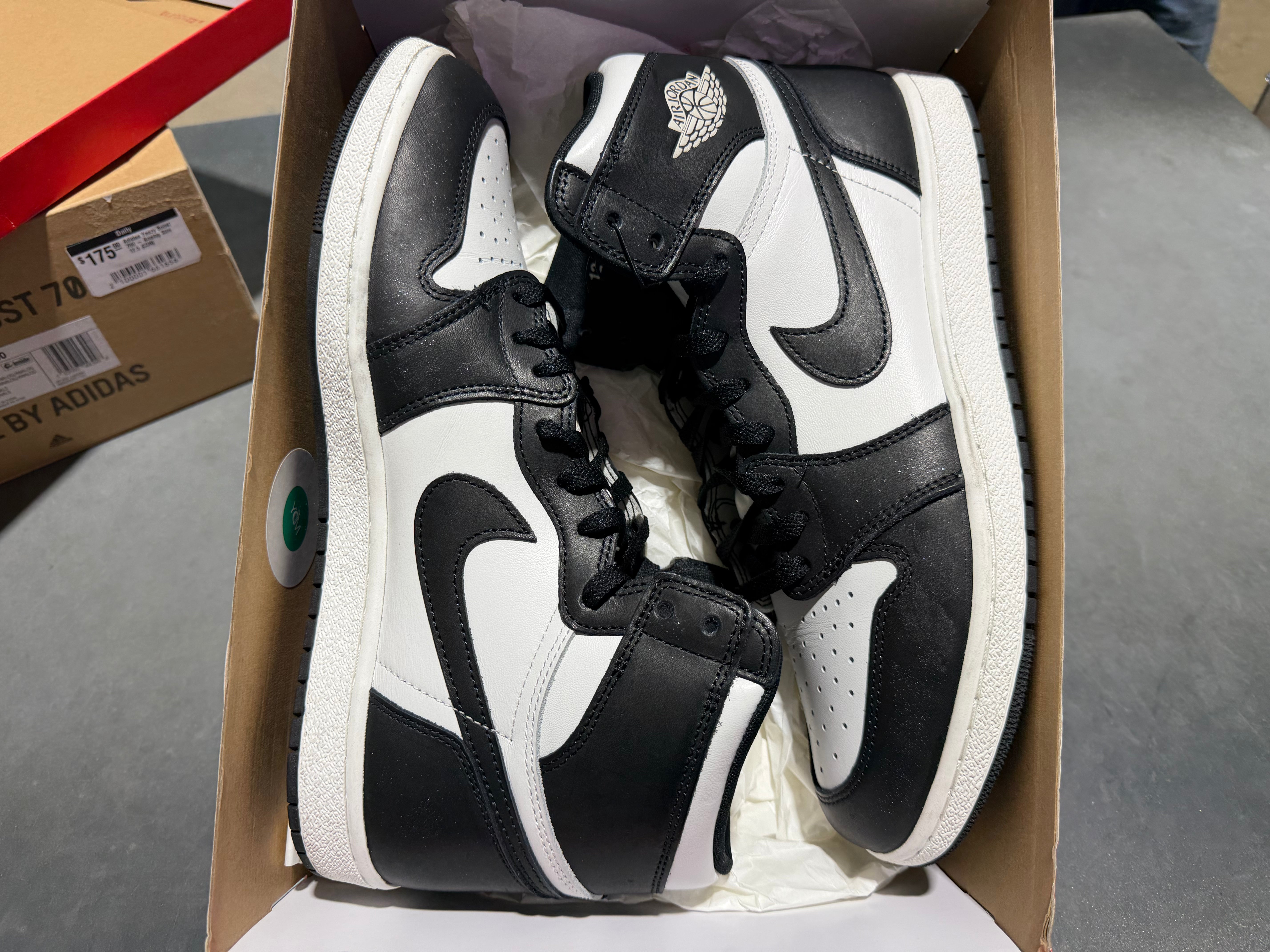 Air Jordan 1 Hi 85 - Black/White Size 12