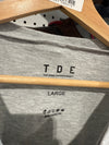 NEW Kendrick Lemar TDE Damn Tee - Grey Size Large