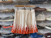 NEW Eric Emanuel Basic Shorts - Cream / Flames Size Small
