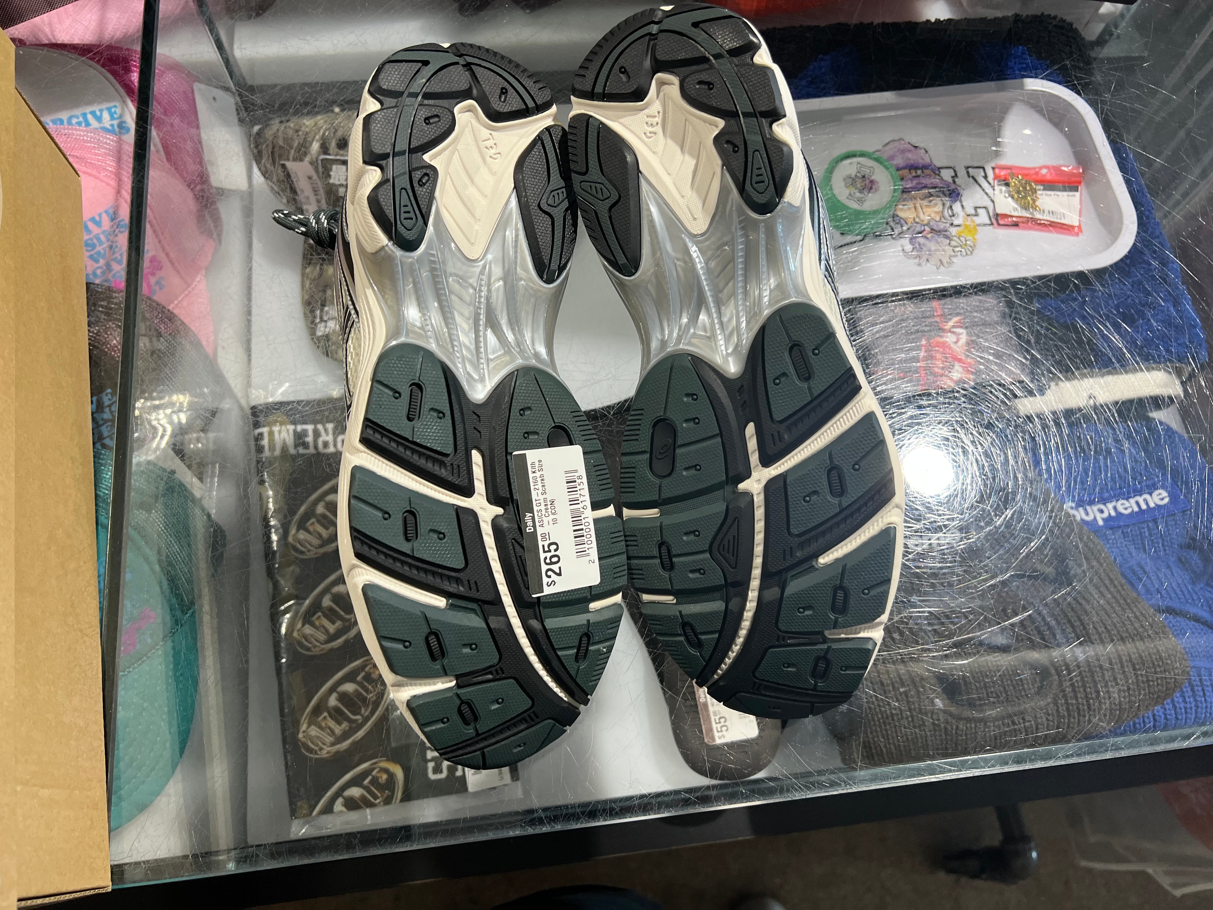 ASICS GT-2160 Kith - Cream Scarab Size 10