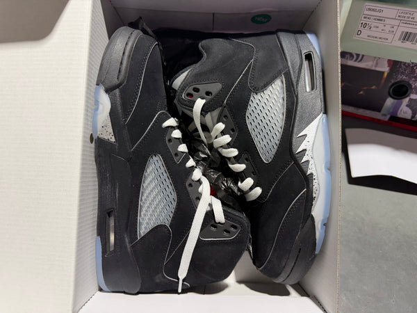 Air Jordan 5 Retro OG - Black Metallic Reimagined Size 6.5