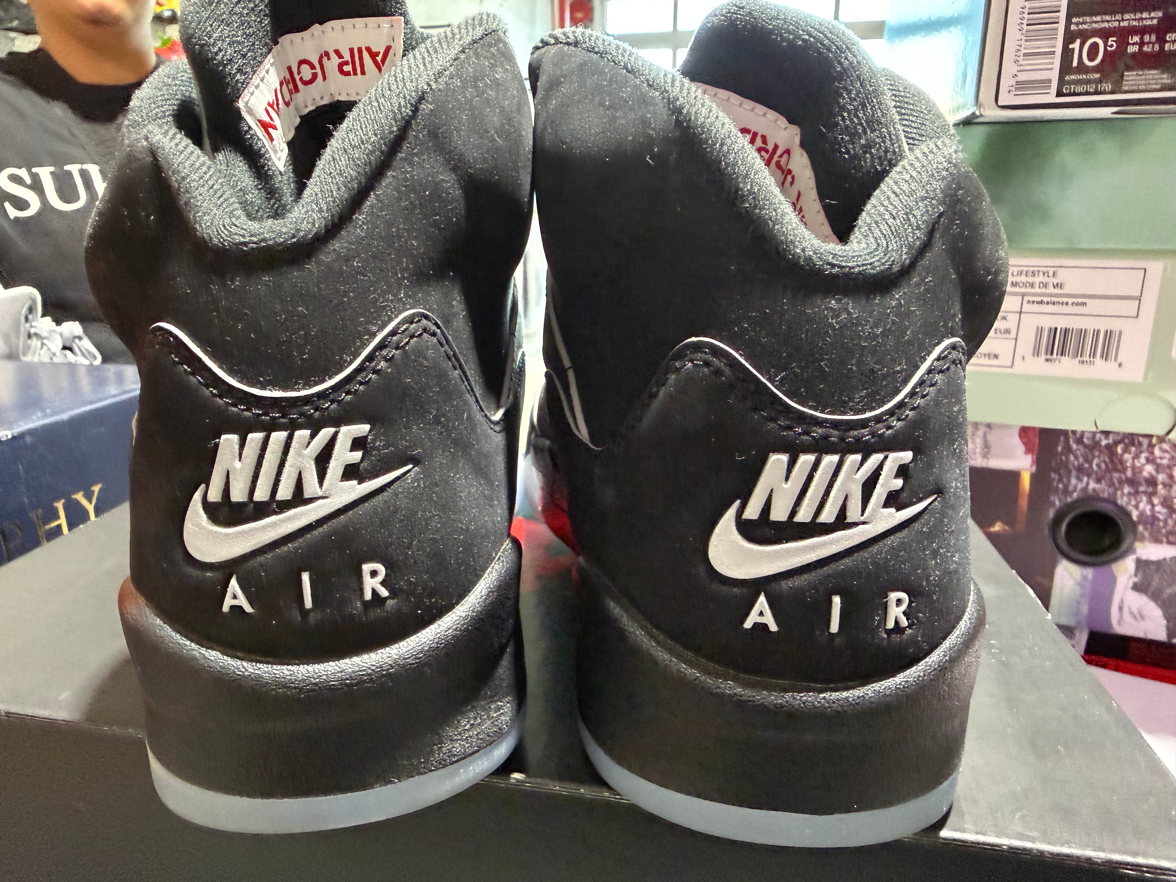 Air Jordan 5 Retro OG - Black Metallic Reimagined Size 6.5