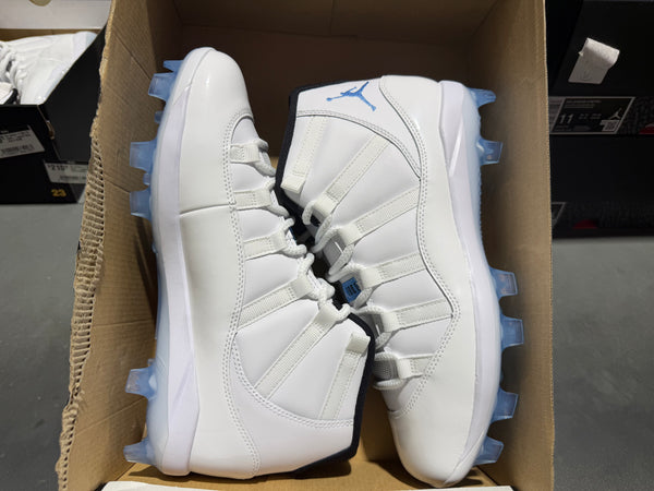 Air Jordan 11 Mid TD Cleat - Legend Blue Size 9