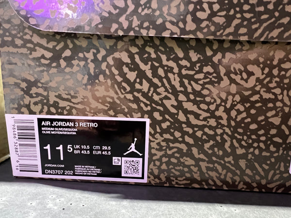 Air Jordan 3 Retro - Family Affair Size 11.5