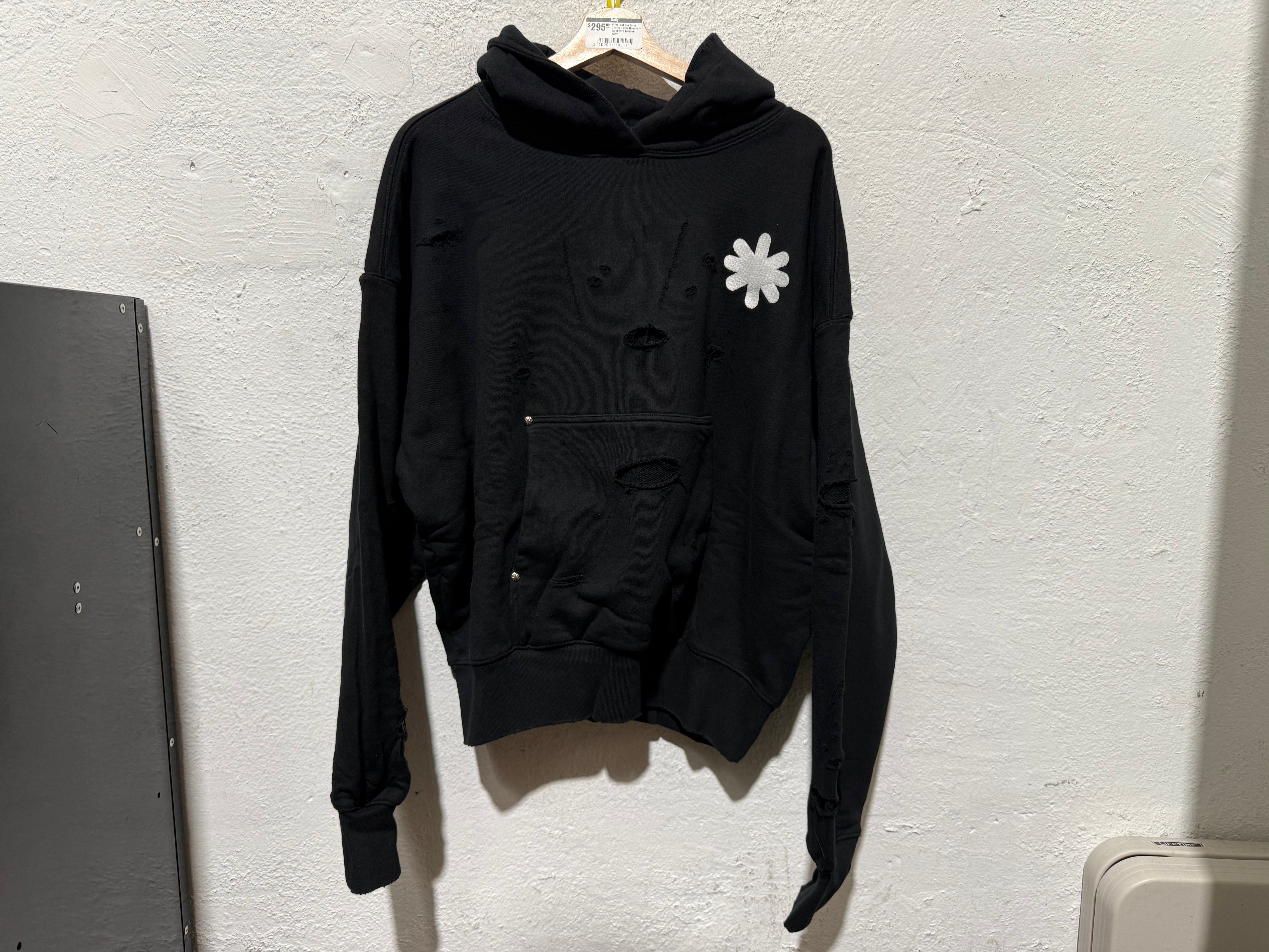 NEW Lost Shadows Double Layer Hoodie - Black Size Small