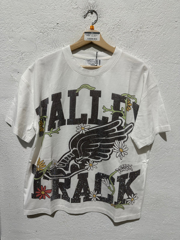 NEW Vale Bling Track Tee - White