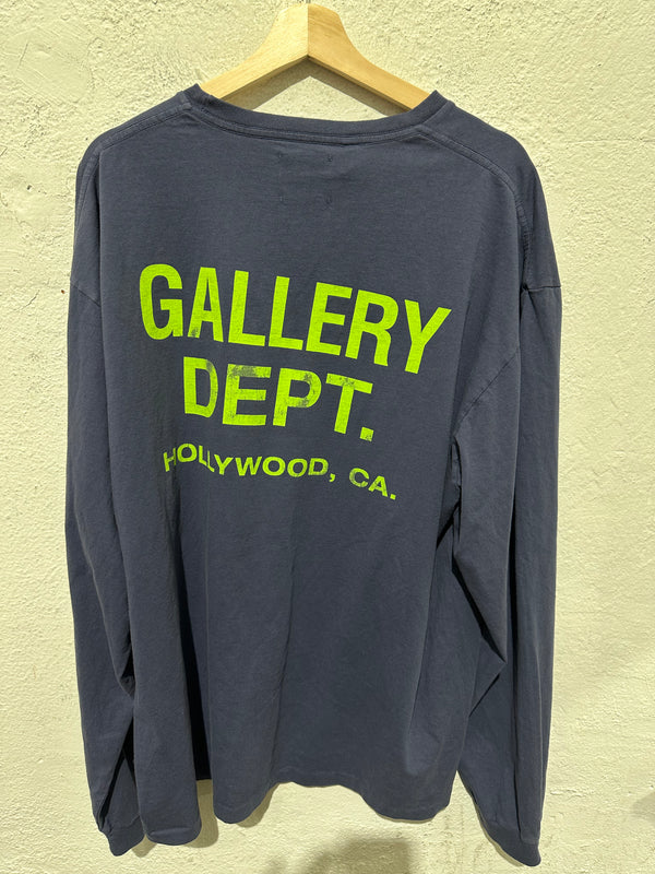 NEW Gallery Dept Gallery LS - Navy/Lime Size XXL