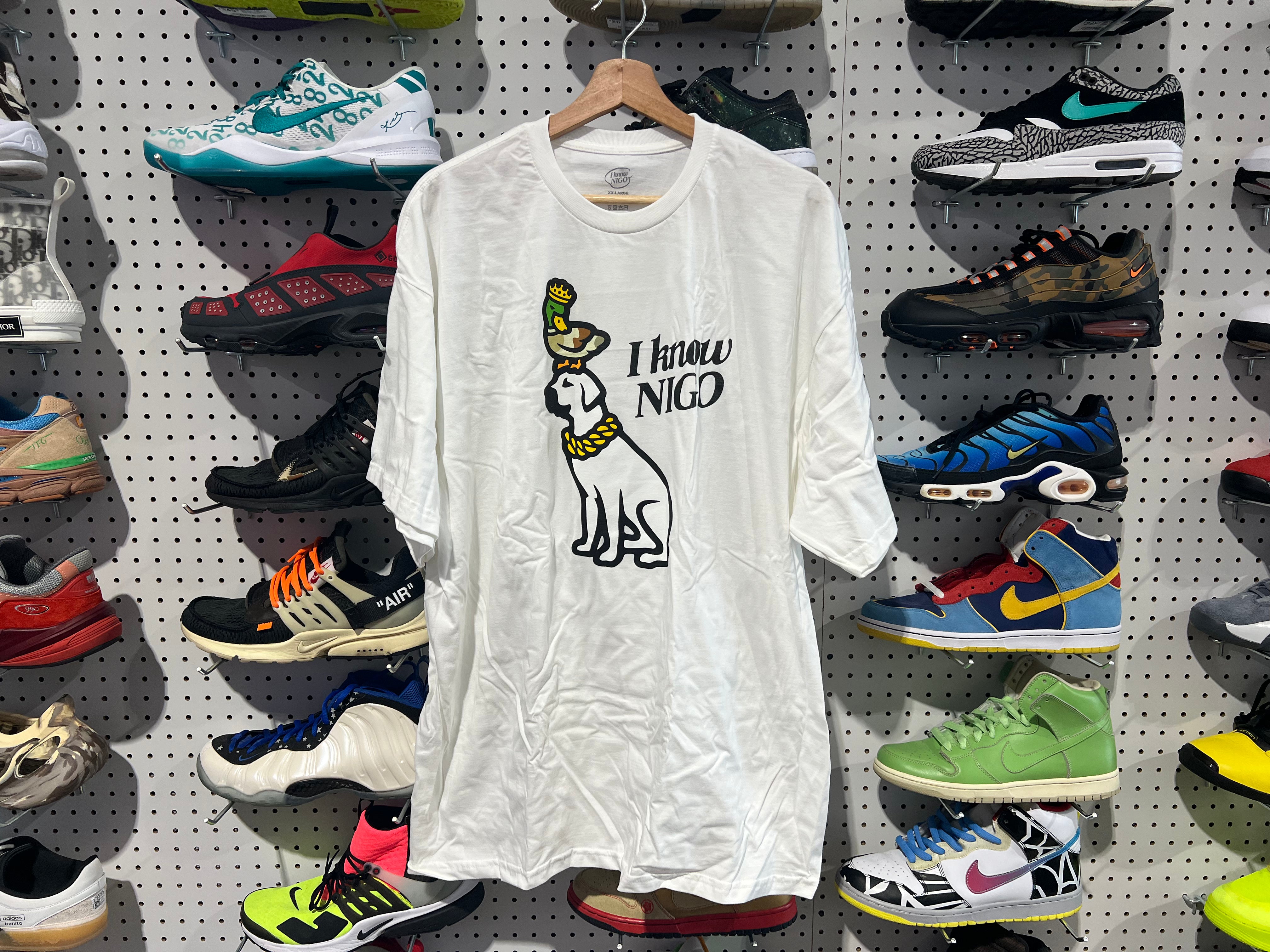 NEW I Know Nigo Bird Dog Tee - White Size XXL