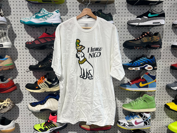NEW I Know Nigo Bird Dog Tee - White Size XXL