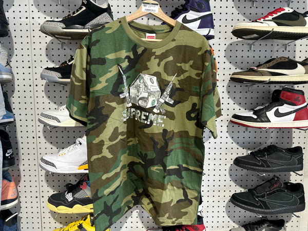 NEW Supreme Origami Tee - Camo Size Large