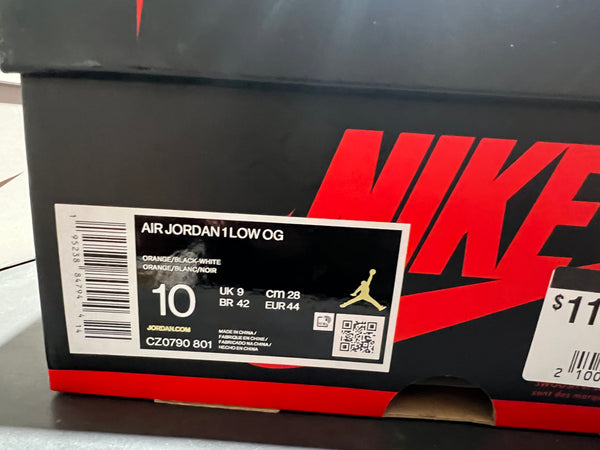 Air Jordan 1 Low OG - Starfish Size 10