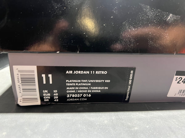Air Jordan 11 Retro - Platinum Tint Size 11
