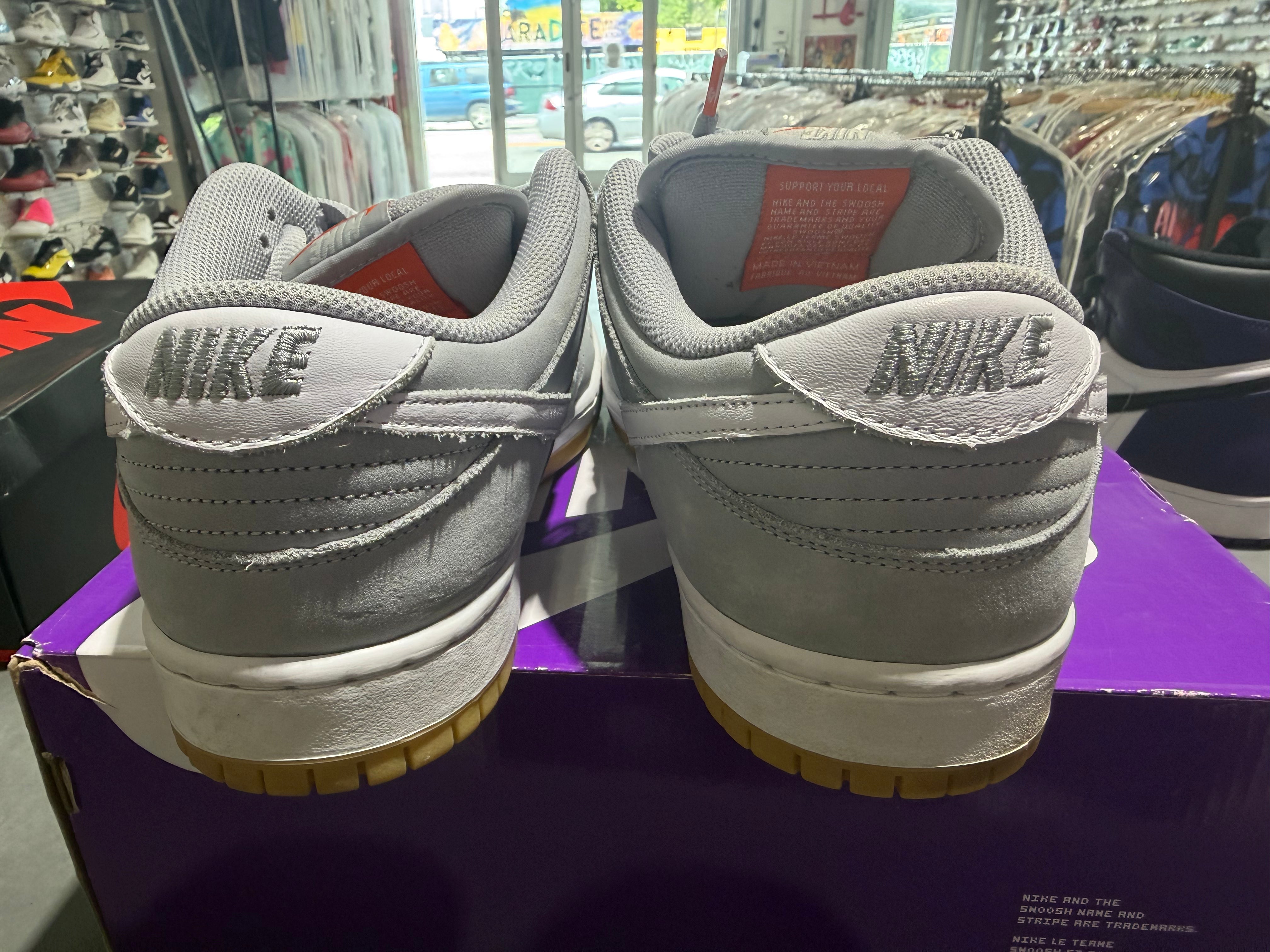 Nike SB Dunk Low Pro ISO - Orange Label Wolf Grey Gum Size 11.5