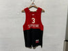 USED Supreme SS12 Split Team Jersey - Black/Red Size Large