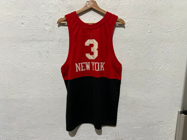 USED Supreme SS12 Split Team Jersey - Black/Red Size Large