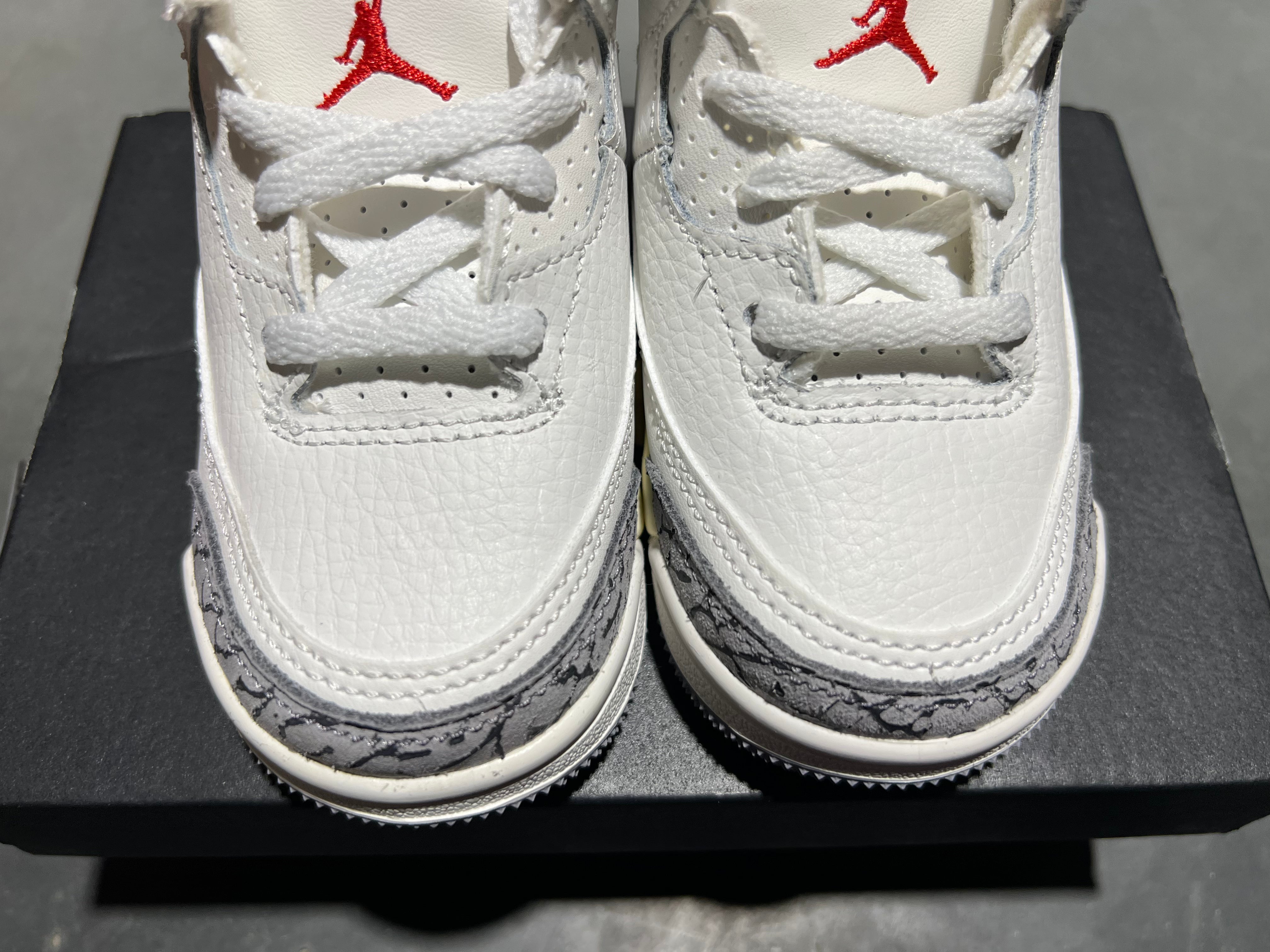 Air Jordan 3 Retro TD - White Cement Size 5C