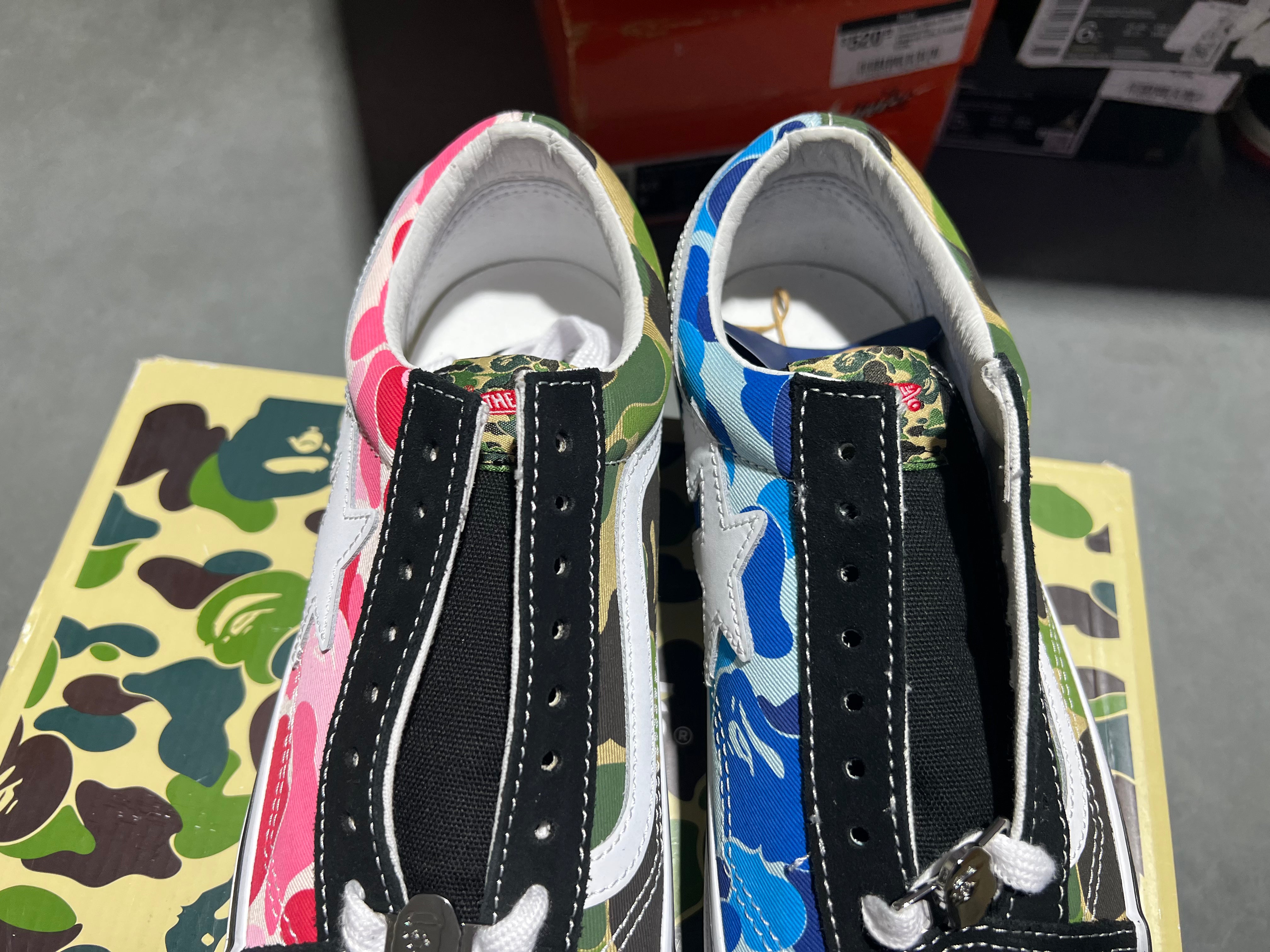 Vans LX Old Skool x Bape - ABC Multi-Camo Size 7