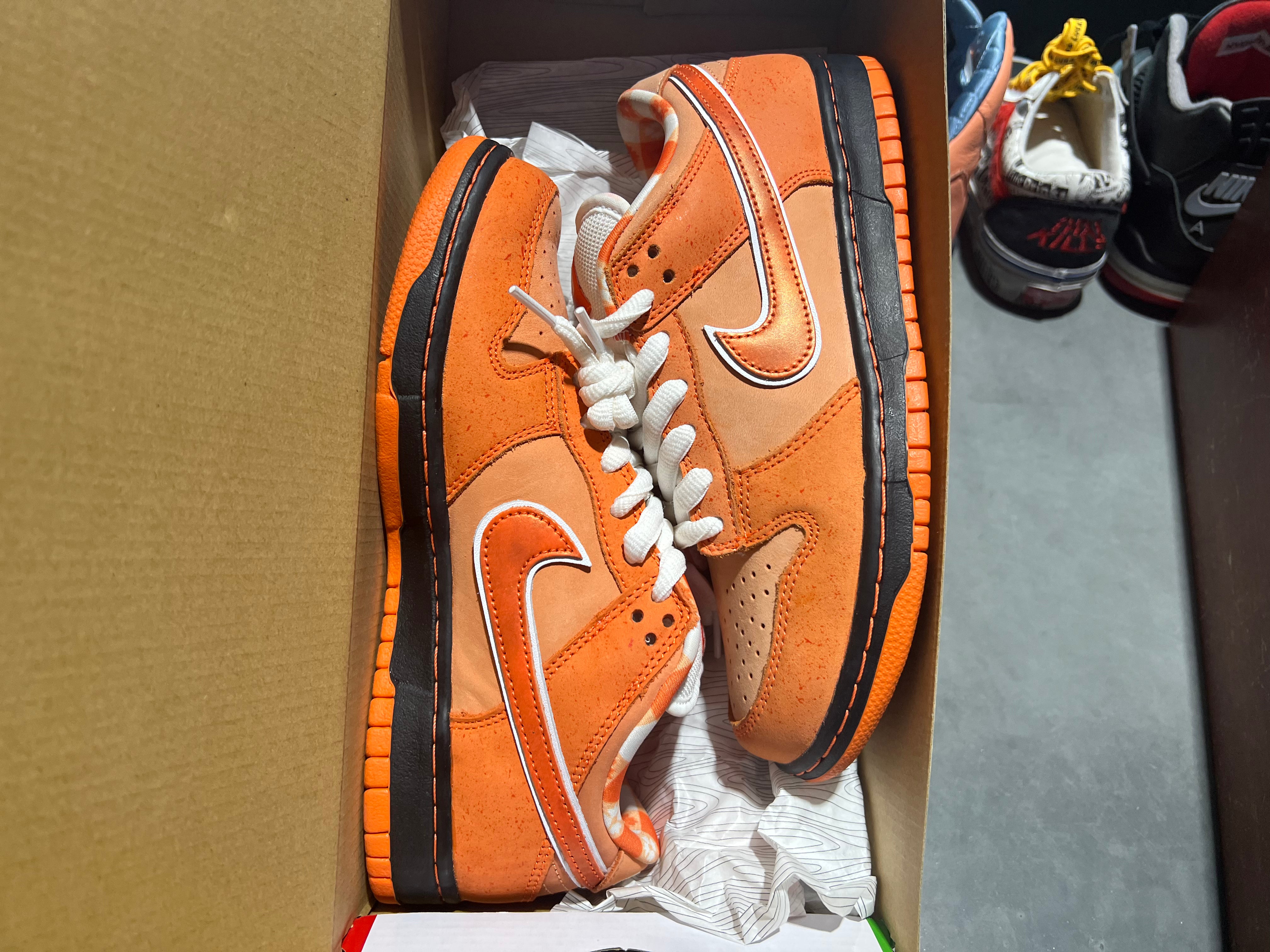 Nike SB Dunk Low - Concepts Orange Lobster Special Box Size 6.5