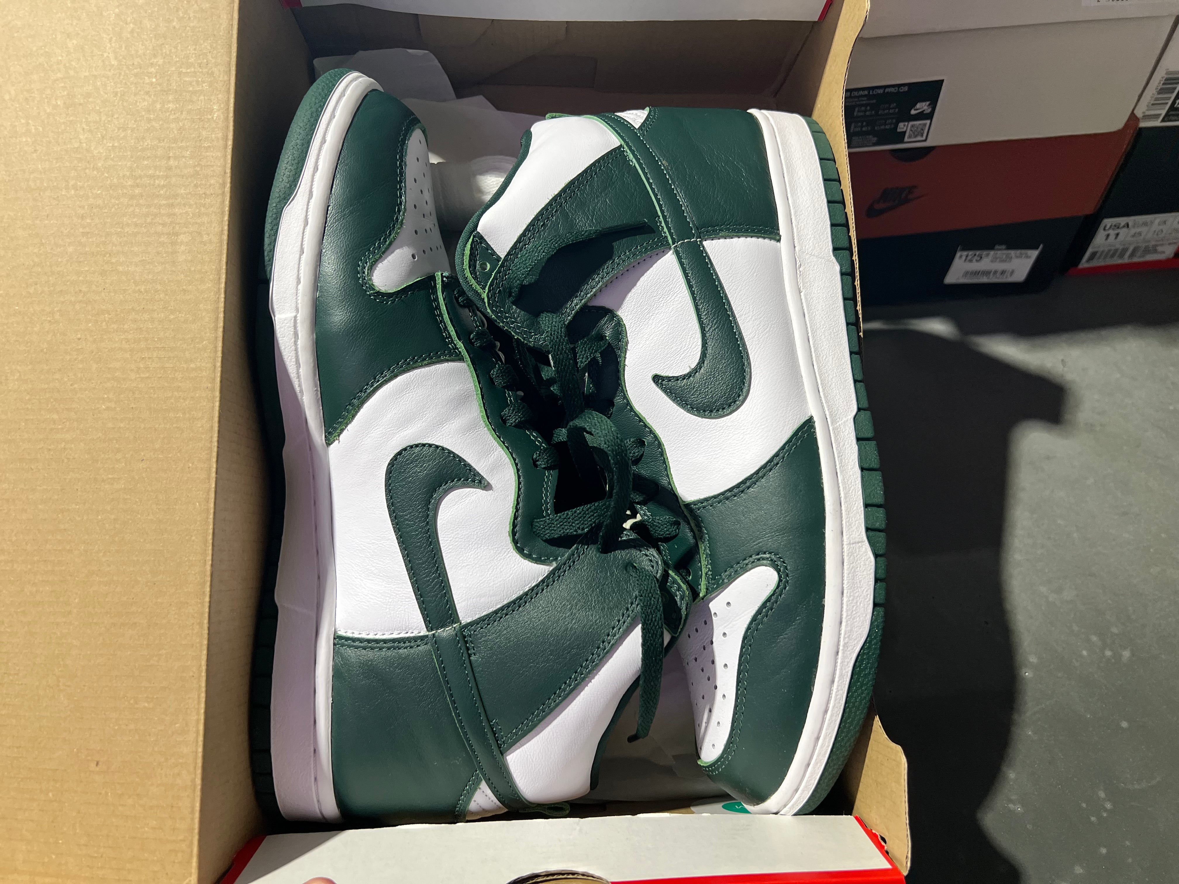 Nike Dunk Hi SP - Spartan/Michigan State Size 11