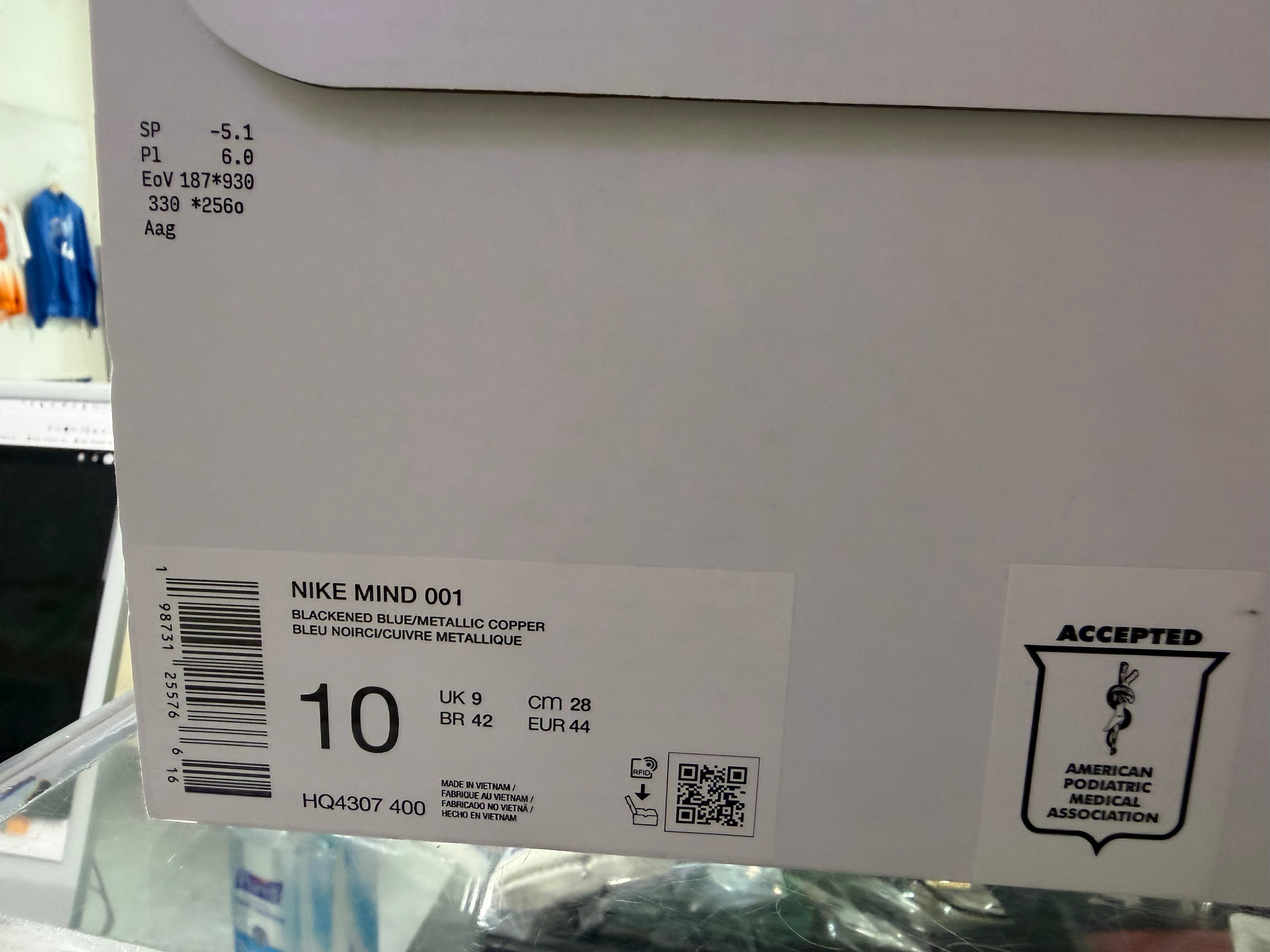 Nike Mind 001 Slide - Blackened Blue Game Royal Size 10