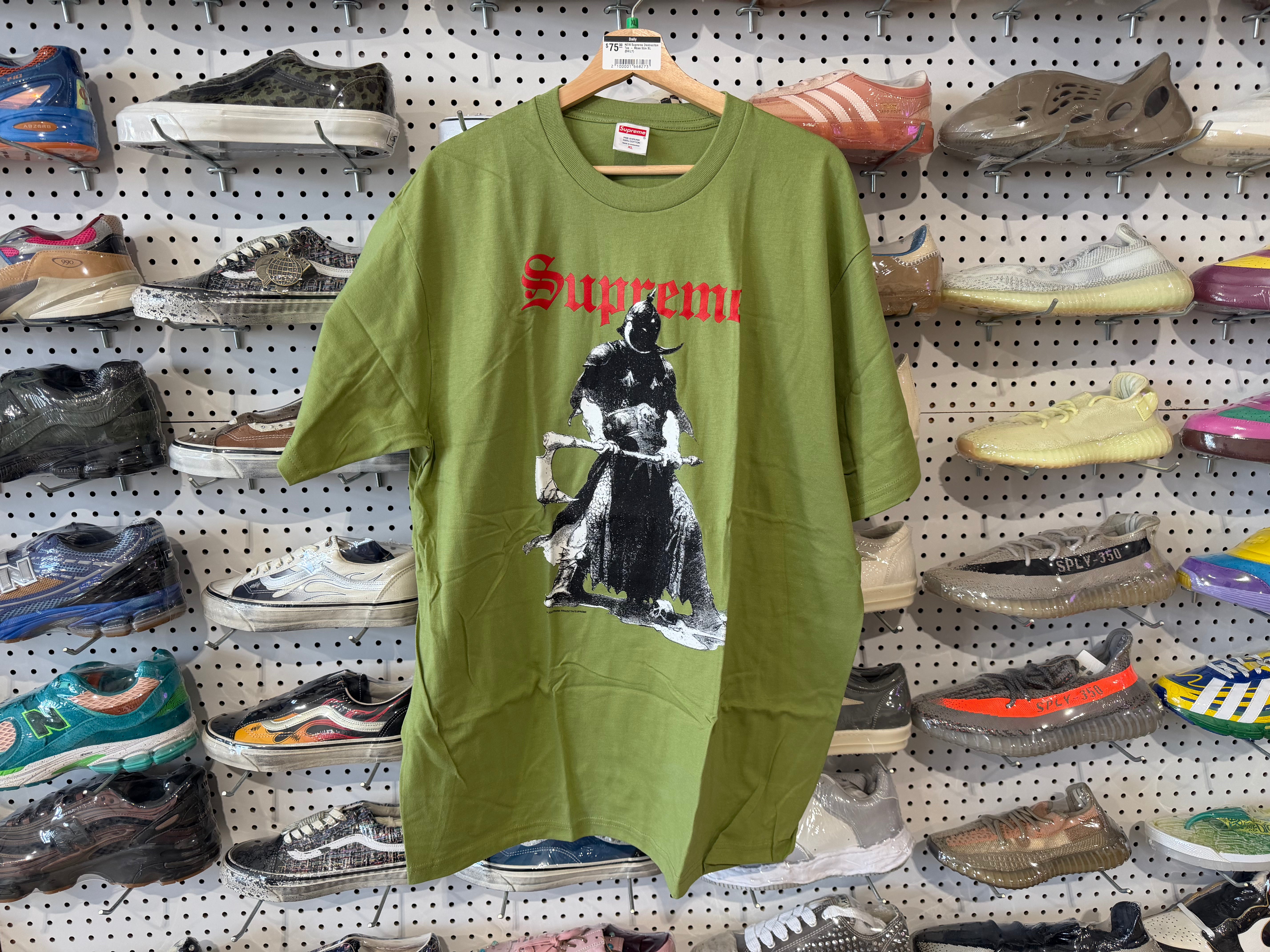 NEW Supreme Destruction Tee - Moss Size XL