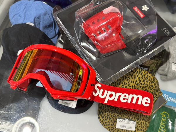 NEW Supreme x Fox Racing Goggles - Red