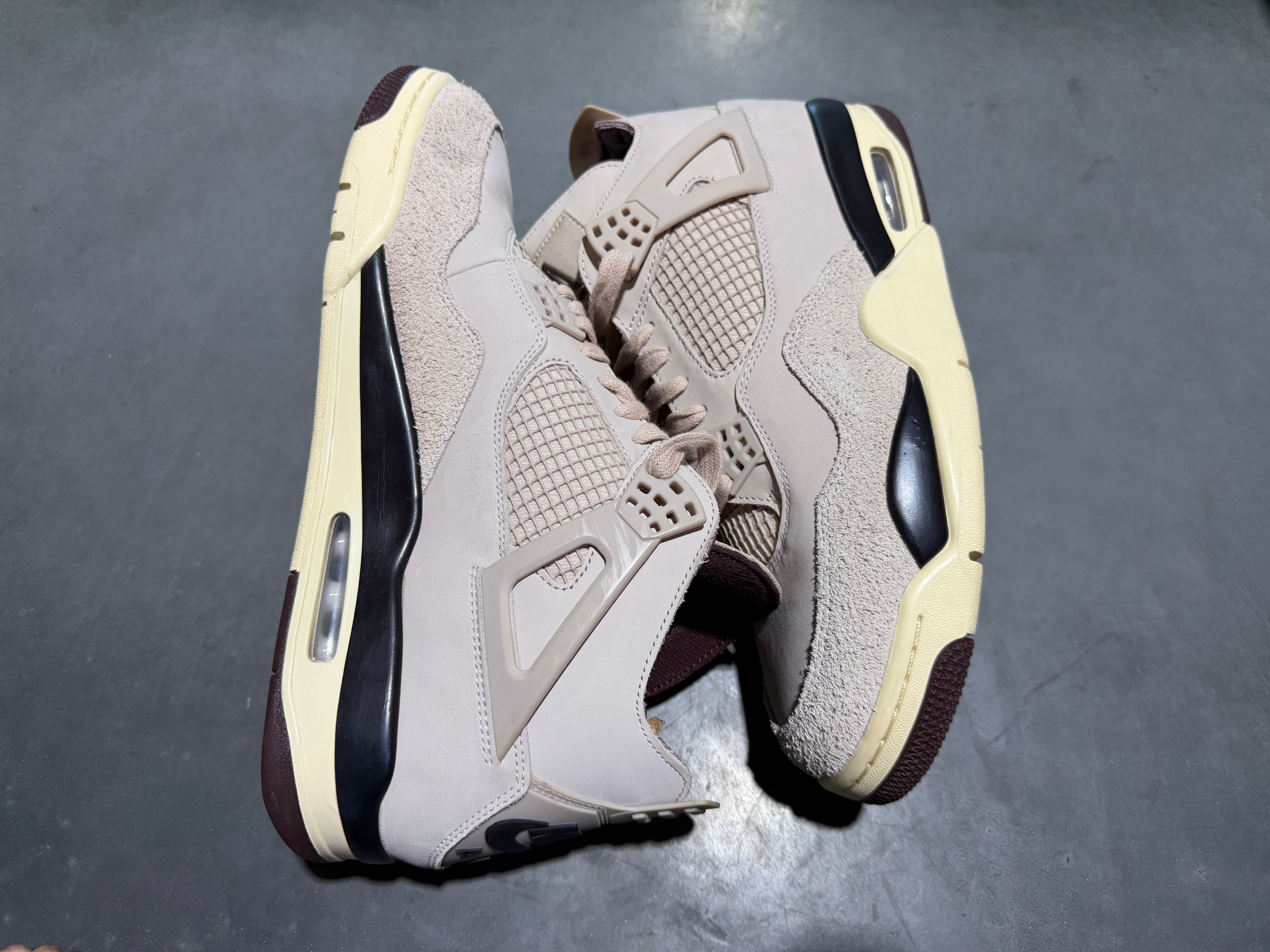 WMNS Air Jordan 4 Retro OG SP - A Ma Maniere/Fossil Stone Size 13.5W/12M