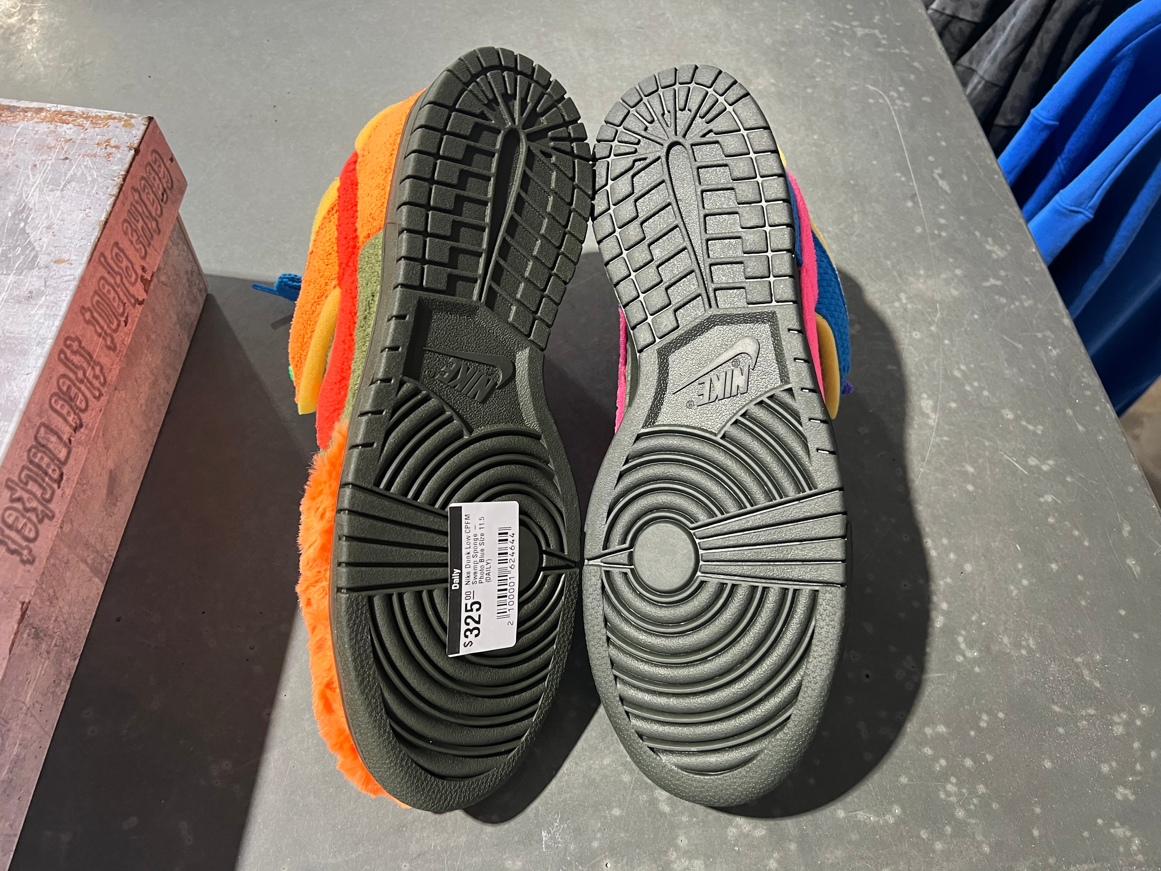 Nike Dunk Low CPFM Swamp Sponge - Photo Blue Size 11.5