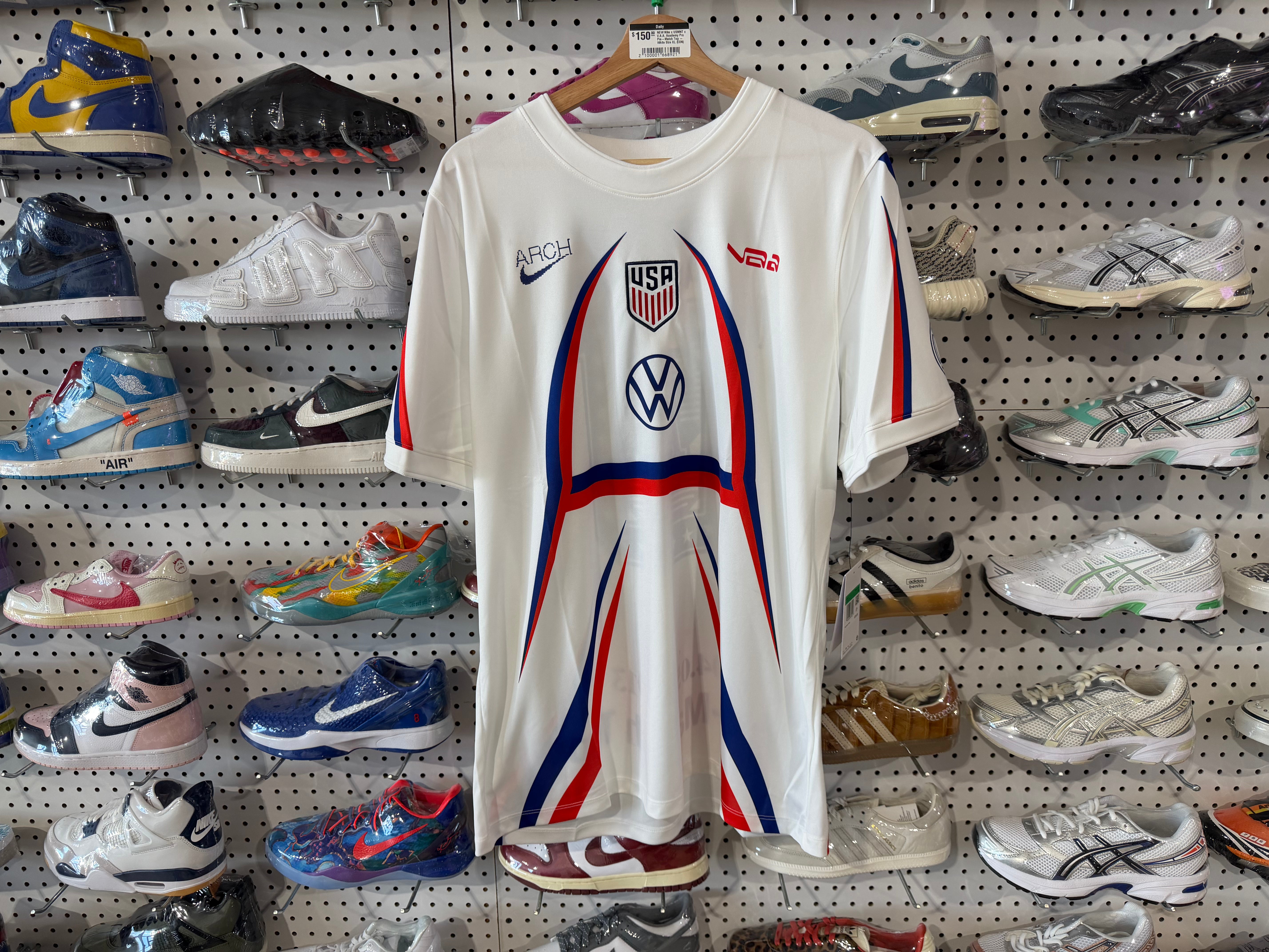 NEW Nike x USMNT x V.A.A. Academy Pro Pre-Match Top - White Size XL