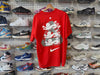 NEW Palace x Nike England T-shirt - Light Crimson Size L