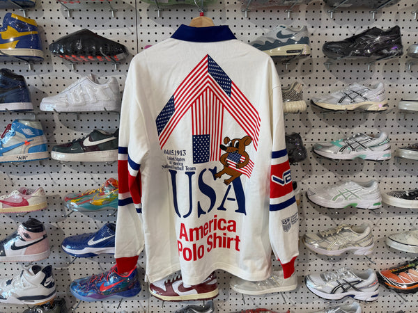 NEW Nike x USMNT x V.A.A. L/S Rugby Top - White Size L