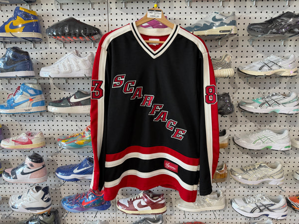 USED Supreme x Scarface Hockey Jersey - Black Size Medium