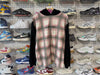 USED Supreme FW17 Shadow Plaid Hoodie - Black / Pink Size Medium