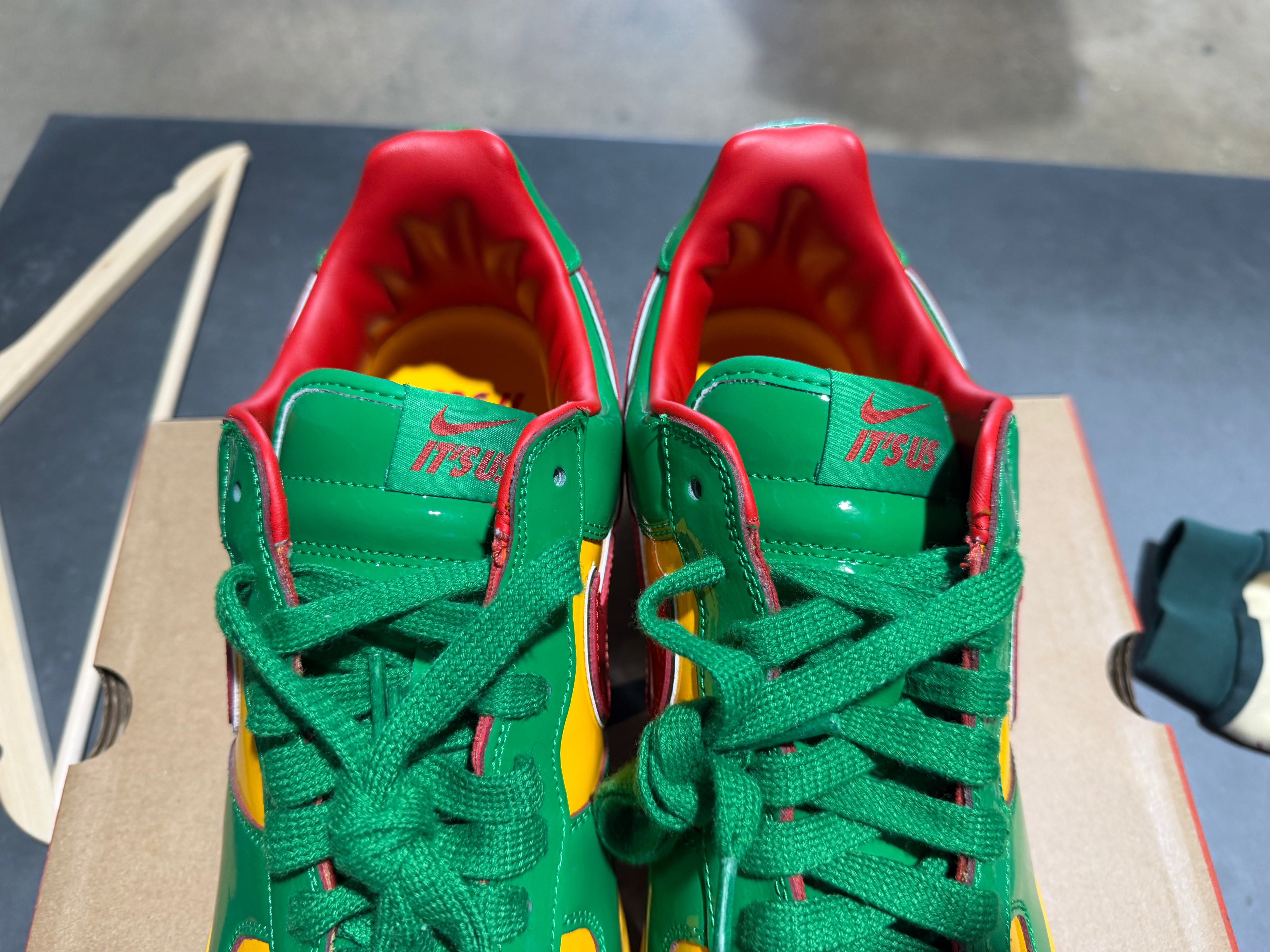 Nike Air Force 1 Low - Lil Yachty Concrete Boys/Lucky Green Size 14