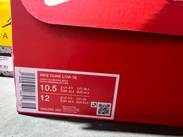 Nike Dunk Low SE - Dusty Olive Size 10.5