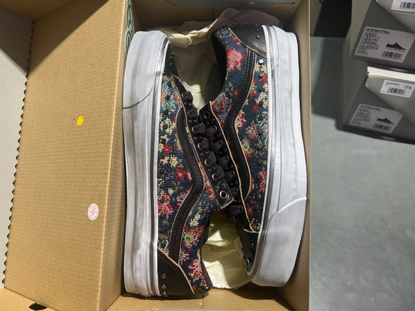 Vans OTW Old Skool 36 Vibram - Floral Rivets Black Size 9