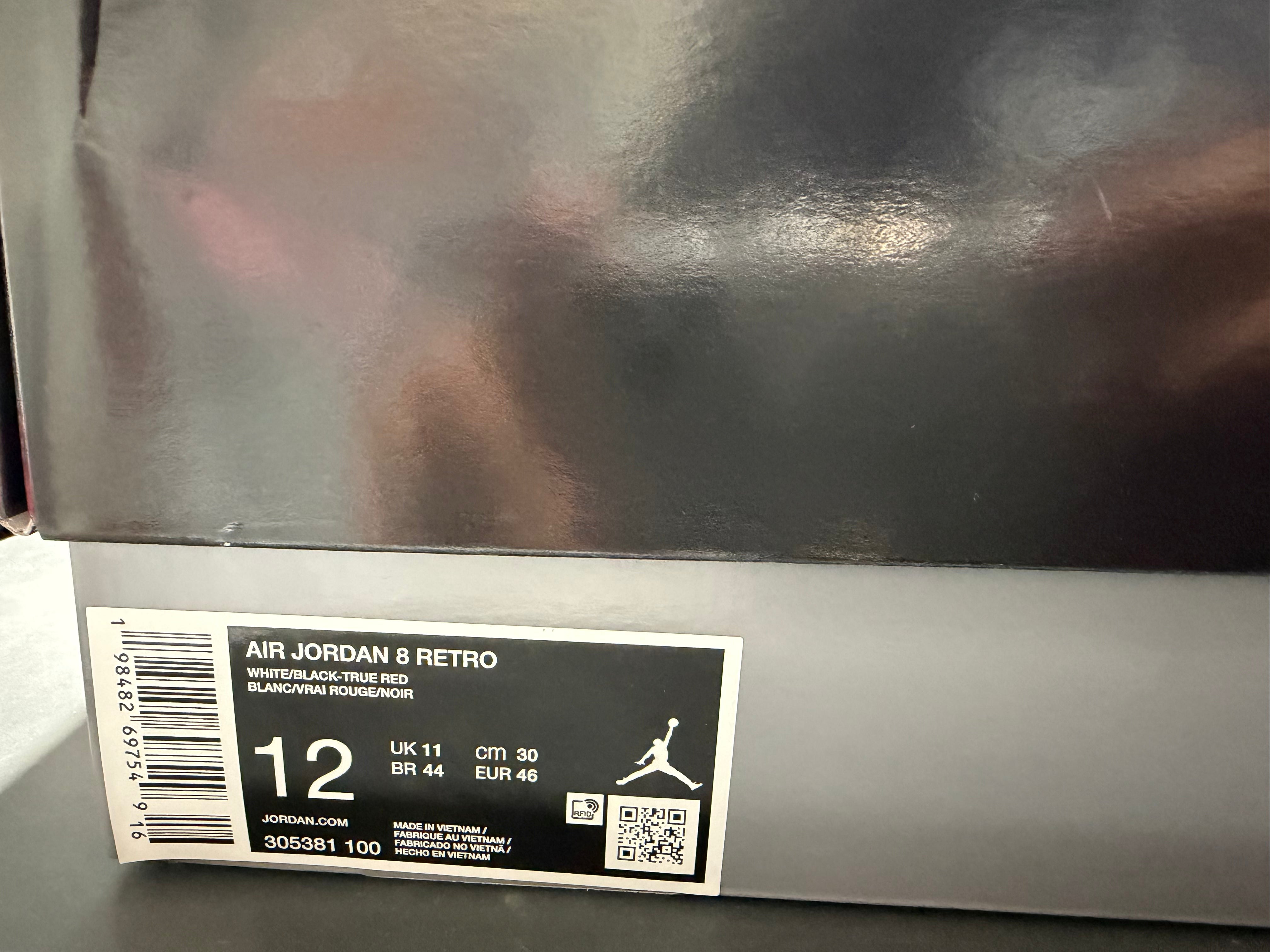 Air Jordan 8 Retro - Bunny / True Red Size 12