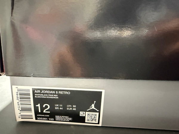 Air Jordan 8 Retro - Bunny / True Red Size 12