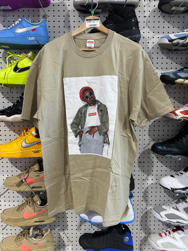NEW Supreme x Andre 3000 Tee - Tan Size XL