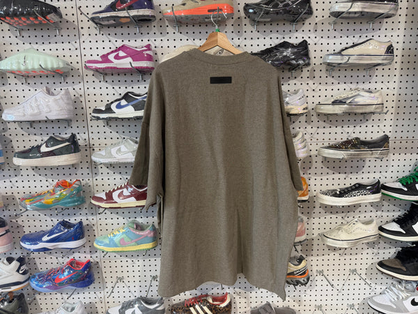 Fear of God Essentials Core Collection Heavy S/S Tee - Heather Grey Size XL